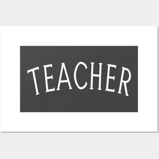 Teacher Plain Text Posters and Art